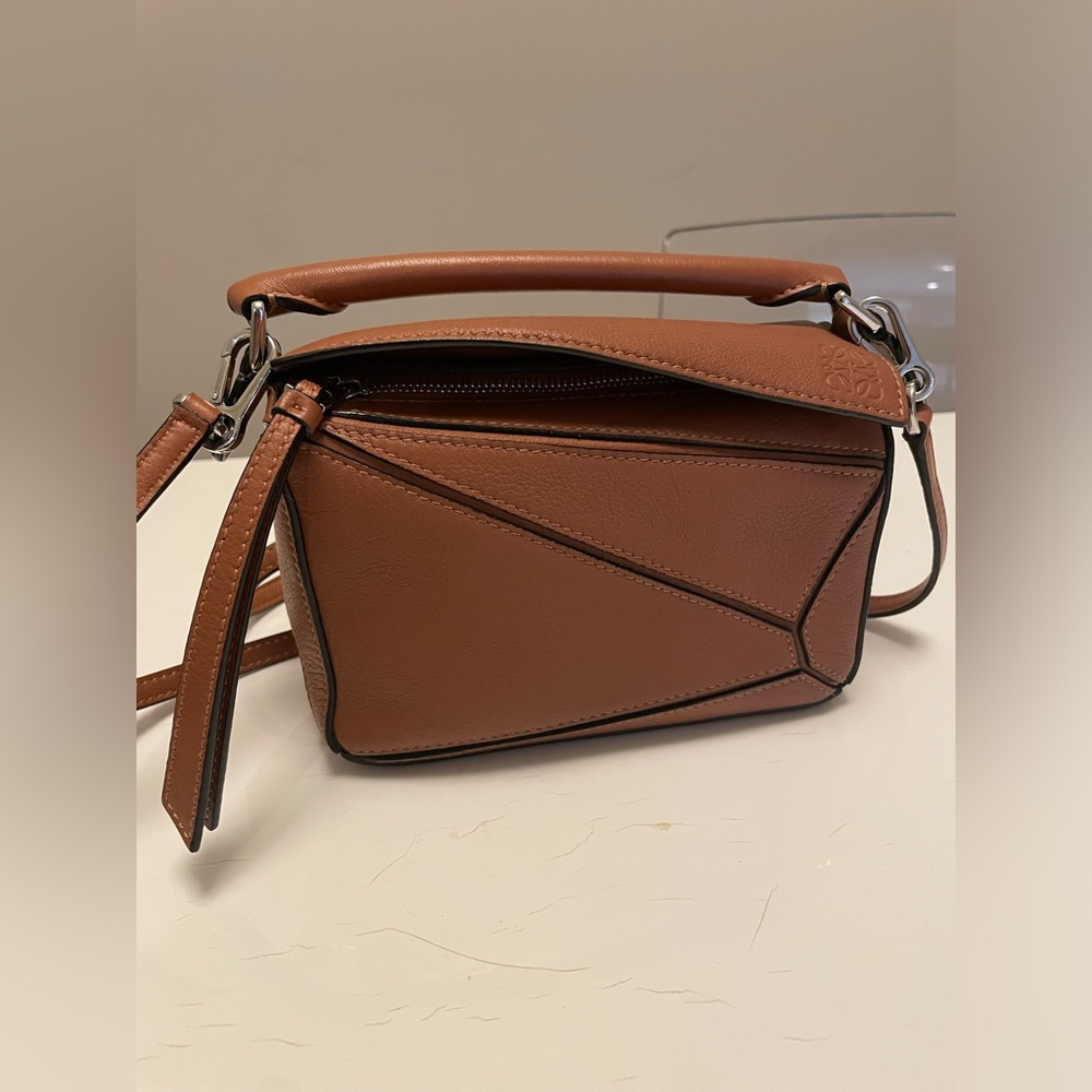 LOEWE Mini Puzzle Edge bag in classic calfskin